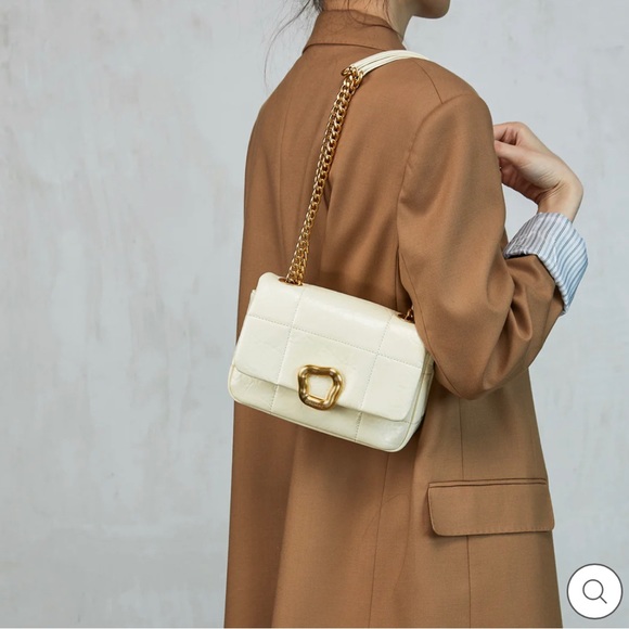 Songmont Bags Songmont Small Chocolate Bag White Poshmark